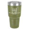 Live Love Lake 30 oz Stainless Steel Tumbler - Olive - Single-Sided (Personalized)
