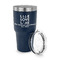 Live Love Lake 30 oz Stainless Steel Ringneck Tumblers - Navy - LID OFF