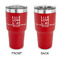 Live Love Lake 30 oz Stainless Steel Ringneck Tumblers - Red - Double Sided - APPROVAL