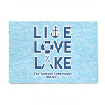 Live Love Lake 4' x 6' Indoor Area Rug (Personalized)