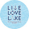 Live Love Lake Multipurpose Round Labels - 5" (Personalized)