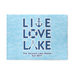 Live Love Lake 5' x 7' Indoor Area Rug (Personalized)
