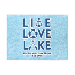 Live Love Lake Area Rug (Personalized)