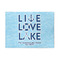 Live Love Lake Area Rug (Personalized)