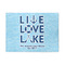 Live Love Lake 5' x 7' Patio Rug (Personalized)