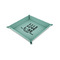 Live Love Lake 6" x 6" Teal Leatherette Snap Up Tray - CHILD MAIN