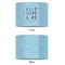 Live Love Lake 8" Drum Lampshade - APPROVAL (Fabric)