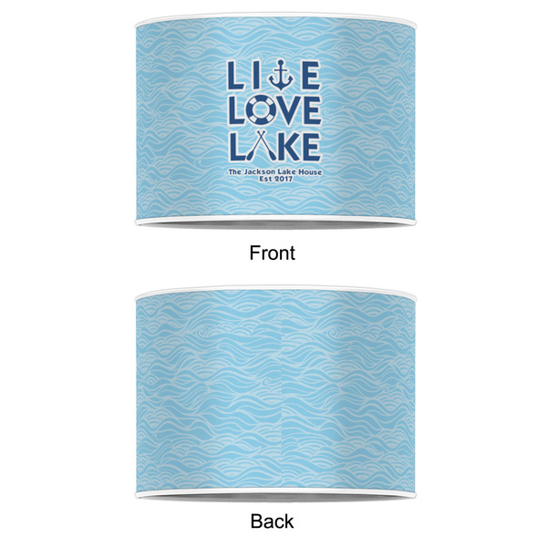 Live Love Lake 8" Drum Lampshade - APPROVAL (Poly Film)