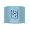 Live Love Lake 8" Drum Lampshade - FRONT (Fabric)