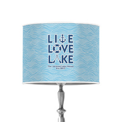 Live Love Lake 8" Drum Lamp Shade - Poly-film (Personalized)