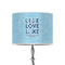 Live Love Lake 8" Drum Lampshade - ON STAND (Poly Film)