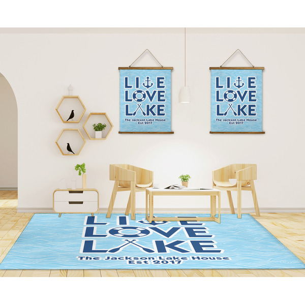 Live Love Lake 8'x10' Indoor Area Rugs - IN CONTEXT