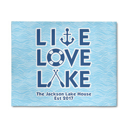 Live Love Lake 8' x 10' Indoor Area Rug (Personalized)