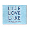 Live Love Lake 8' x 10' Indoor Area Rug (Personalized)