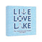 Live Love Lake Canvas Print - 8x8 (Personalized)