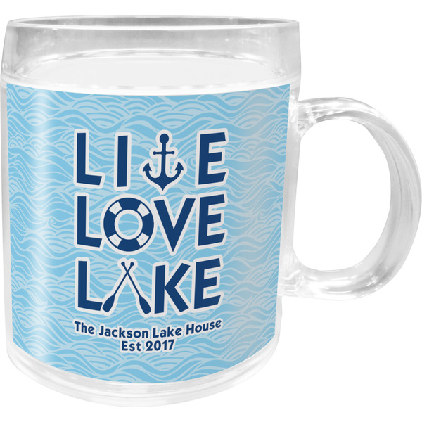 Custom Live Love Lake Acrylic Kids Mug (Personalized)