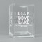 Live Love Lake Acrylic Pen Holder (Personalized)