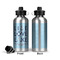 Live Love Lake Aluminum Water Bottle - Front and Back