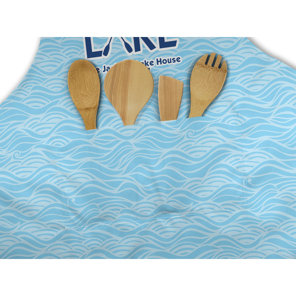 Live Love Lake Apron - Pocket Detail with Props