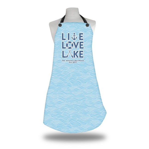 Live Love Lake Apron on Mannequin