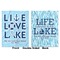 Live Love Lake Baby Blanket (Double Sided - Printed Front and Back)