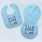 Live Love Lake Baby Bib & Burp Set w/ Name or Text