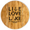 Live Love Lake Bamboo Cutting Boards - FRONT