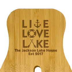 Live Love Lake Bamboo Salad Mixing Hand (Personalized)