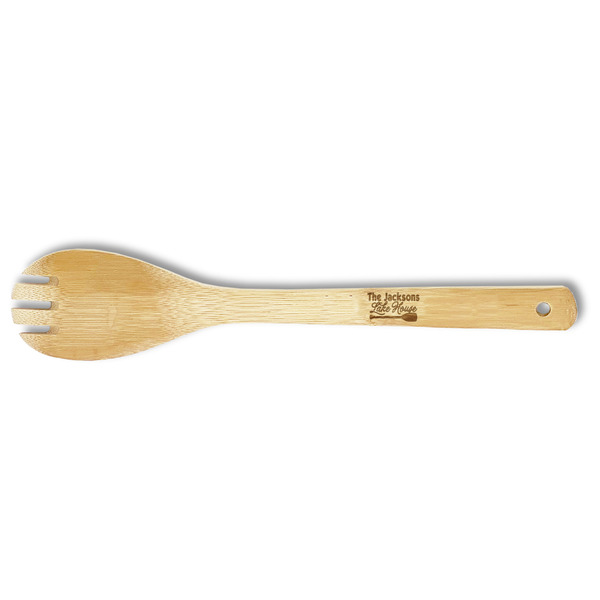 Custom Live Love Lake Bamboo Spork - Double Sided (Personalized)