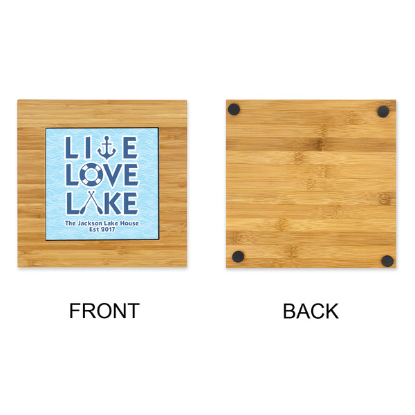 Live Love Lake Bamboo Trivet with 6" Tile - APPROVAL