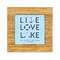 Live Love Lake Bamboo Trivet with 6" Tile - FRONT