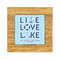 Live Love Lake Bamboo Trivet with Ceramic Tile Insert (Personalized)