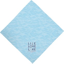 Live Love Lake Dog Bandana Scarf w/ Name or Text