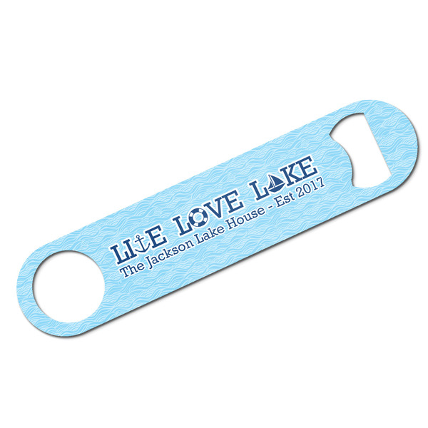 Custom Live Love Lake Bar Bottle Opener w/ Name or Text