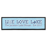 Live Love Lake Bar Mat - Large (Personalized)