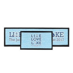 Live Love Lake Bar Mat (Personalized)