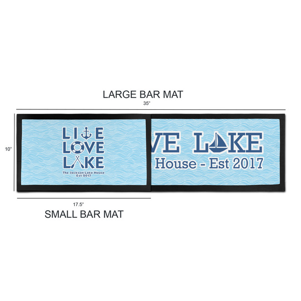 Live Love Lake Bar Mats - Sizing Chart