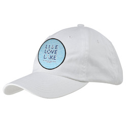 Live Love Lake Baseball Cap - White (Personalized)