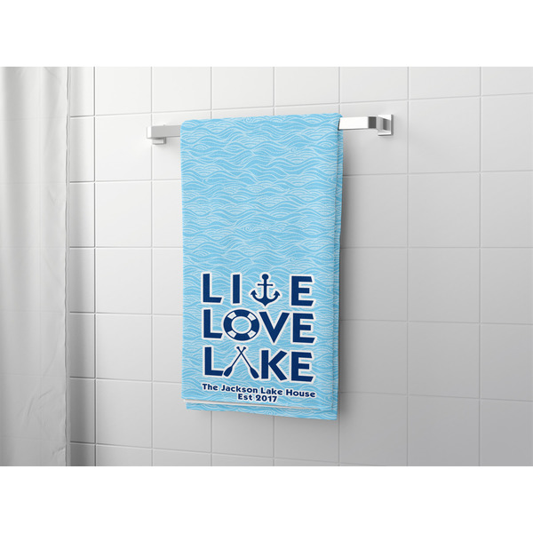 Live Love Lake Bath Towel - LIFESTYLE