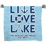 Live Love Lake Bath Towel (Personalized)