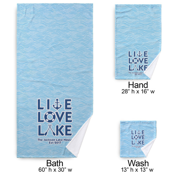 Live Love Lake Bath Towel Sets - 3-piece - Approval