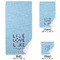 Live Love Lake Bath Towel Sets - 3-piece - Approval