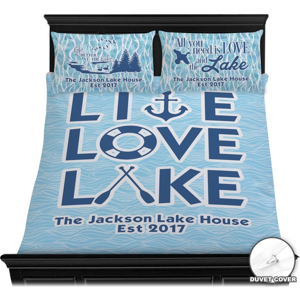 Live Love Lake Bedding Set (Queen) - Duvet