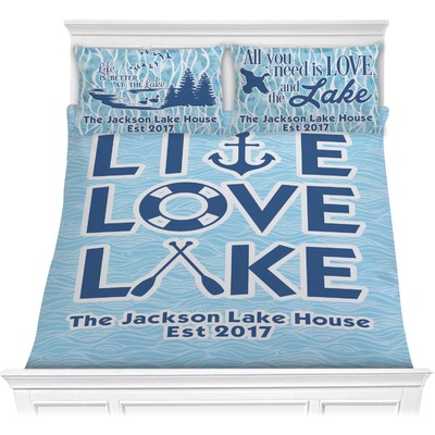 Live Love Lake Comforters (Personalized)