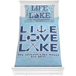 Live Love Lake Comforter Set - Twin (Personalized)