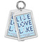 Live Love Lake Bling Keychain - MAIN