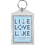 Live Love Lake Bling Keychain (Personalized)