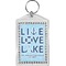 Live Love Lake Bling Keychain (Personalized)