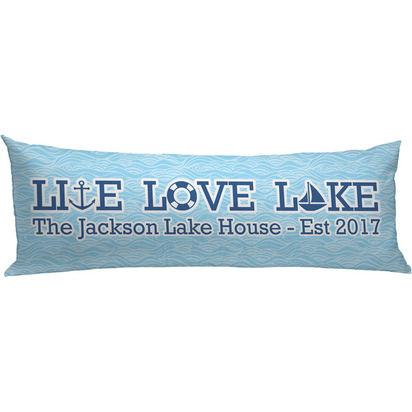 Custom Live Love Lake Body Pillow Case (Personalized)