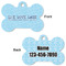 Live Love Lake Bone Shaped Dog ID Tag - Large - Approval